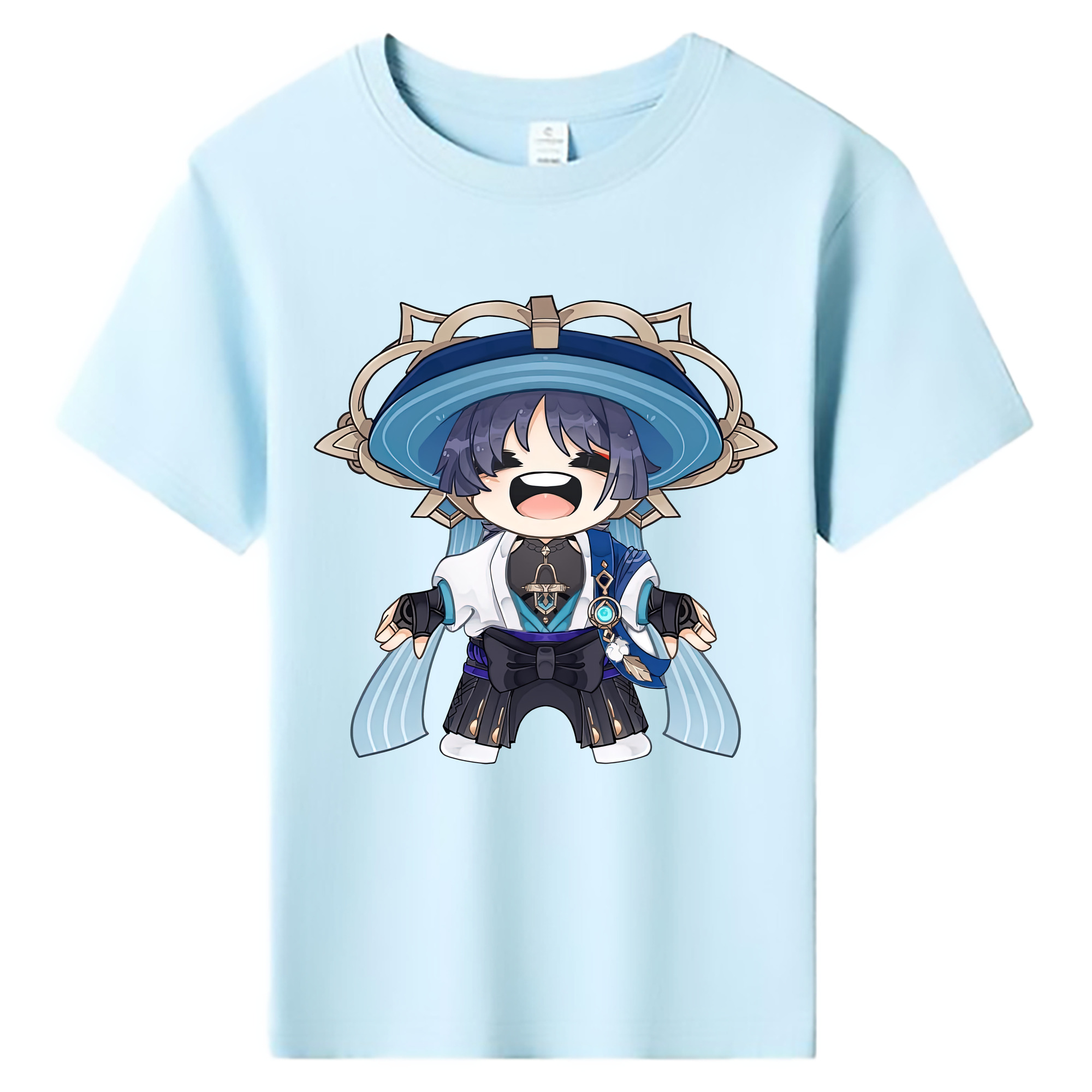 げんし神 さんペい genshin Sanpei 綿100％キッズTシャツ（フロントプリント）